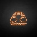 'Clouds and rainbows' neon sign - VINTAGE SIGN