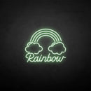 'Clouds and rainbows' neon sign - VINTAGE SIGN