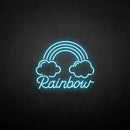 'Clouds and rainbows' neon sign - VINTAGE SIGN