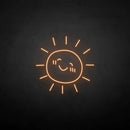 'Cute sun' neon sign - VINTAGE SIGN