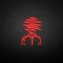 'Line people' neon sign - VINTAGE SIGN