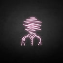 'Line people' neon sign - VINTAGE SIGN