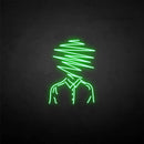 'Line people' neon sign - VINTAGE SIGN