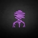 'Line people' neon sign - VINTAGE SIGN