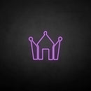 'Crown with diamond' neon sign - VINTAGE SIGN