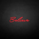 'Believe' neon sign - VINTAGE SIGN