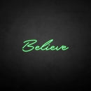 'Believe' neon sign - VINTAGE SIGN