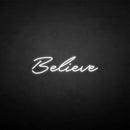 'Believe' neon sign - VINTAGE SIGN