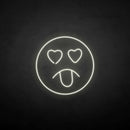 'Sticking tongue out' neon sign - VINTAGE SIGN