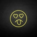 'Sticking tongue out' neon sign - VINTAGE SIGN