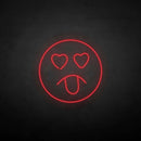 'Sticking tongue out' neon sign - VINTAGE SIGN