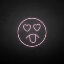 'Sticking tongue out' neon sign - VINTAGE SIGN