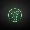 'Sticking tongue out' neon sign - VINTAGE SIGN