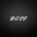 'Boss' neon sign - VINTAGE SIGN