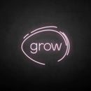 'grow' neon sign - VINTAGE SIGN