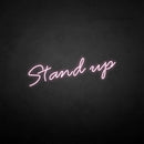 'Stand up' neon sign - VINTAGE SIGN