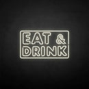 'EAT&DRINK' neon sign - VINTAGE SIGN