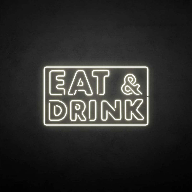 'EAT&DRINK' neon sign - VINTAGE SIGN