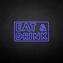 'EAT&DRINK' neon sign - VINTAGE SIGN