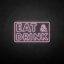 'EAT&DRINK' neon sign - VINTAGE SIGN
