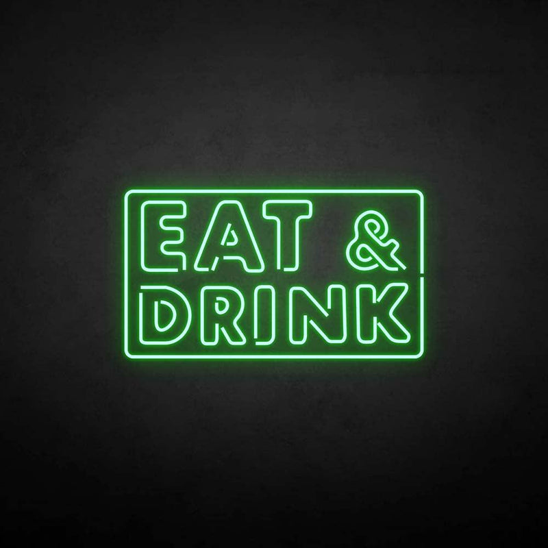 'EAT&DRINK' neon sign - VINTAGE SIGN