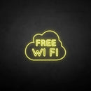 'FREE WIFI' neon sign - VINTAGE SIGN