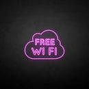 'FREE WIFI' neon sign - VINTAGE SIGN