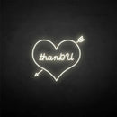 'Thank U' neon sign - VINTAGE SIGN