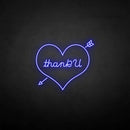 'Thank U' neon sign - VINTAGE SIGN