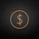 'Dollar' neon sign - VINTAGE SIGN