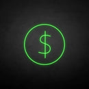 'Dollar' neon sign - VINTAGE SIGN
