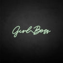 'Girl boss' neon sign - VINTAGE SIGN