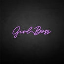 'Girl boss' neon sign - VINTAGE SIGN