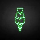 'Ice cream' neon sign - VINTAGE SIGN