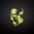 'Flower and people' neon sign - VINTAGE SIGN