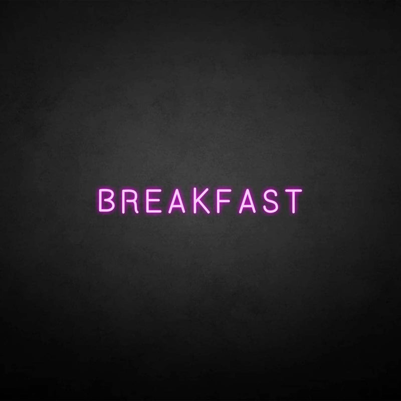 'BREAKFAST' neon sign - VINTAGE SIGN
