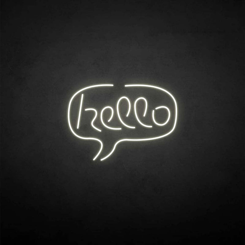'Hello' neon sign - VINTAGE SIGN