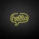 'Hello' neon sign - VINTAGE SIGN