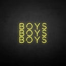 'boy boy boy' neon sign - VINTAGE SIGN