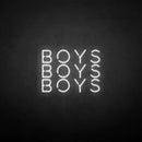 'boy boy boy' neon sign - VINTAGE SIGN