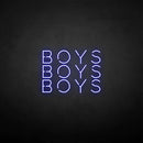 'boy boy boy' neon sign - VINTAGE SIGN