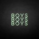 'boy boy boy' neon sign - VINTAGE SIGN