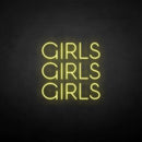 'girls girls girls' neon sign - VINTAGE SIGN