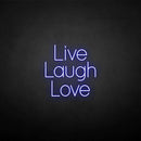 'Live Laugh Love 2 ' neon sign - VINTAGE SIGN