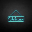 'Welcome' neon sign - VINTAGE SIGN