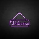 'Welcome' neon sign - VINTAGE SIGN
