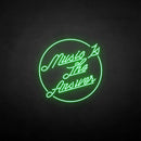 'Music is the answer' neon sign - VINTAGE SIGN