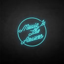 'Music is the answer' neon sign - VINTAGE SIGN