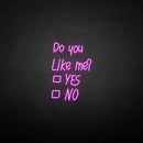 'Do you like me' neon sign - VINTAGE SIGN