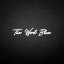 'The world blue' neon sign - VINTAGE SIGN